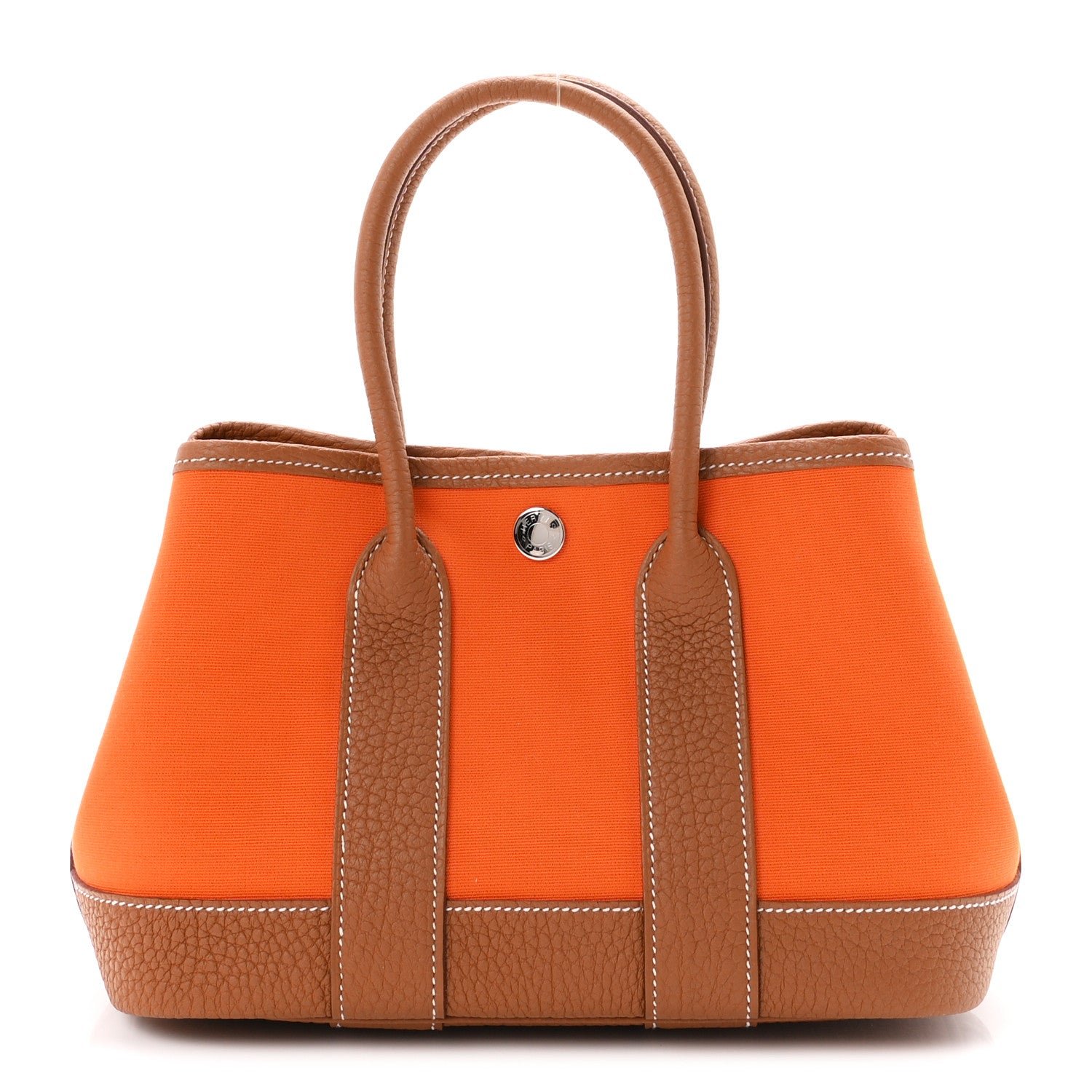 Hermes Toile Officier Negonda Neo Garden 23 Feu Gold