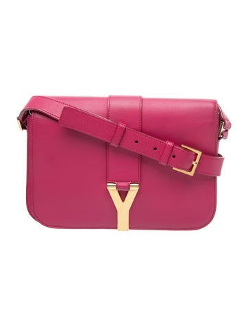 Leather Classic Y Shoulder Bag Small