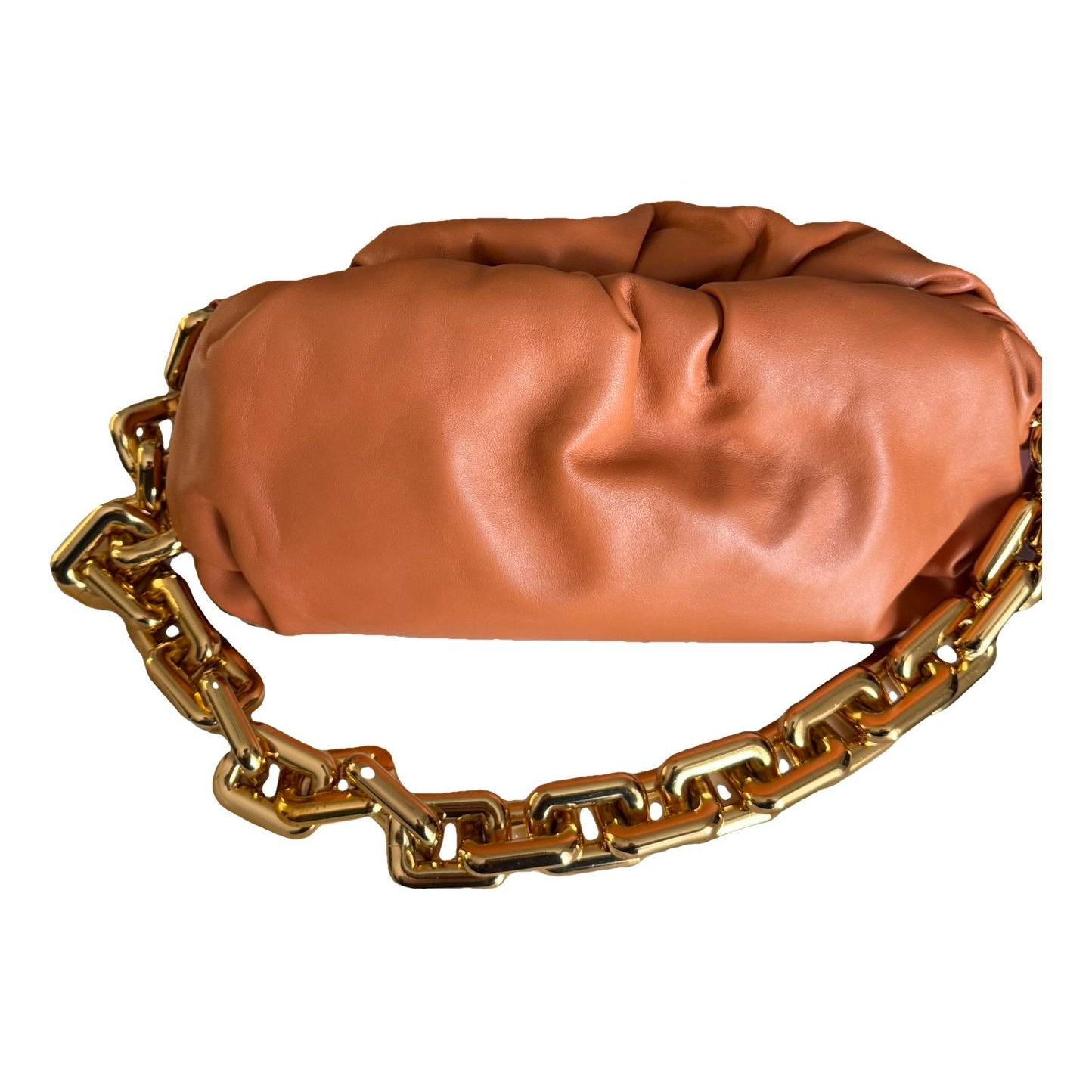 Chain Pouch leather handbag