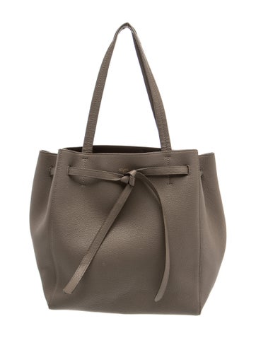 Leather Cabas Phantom Small