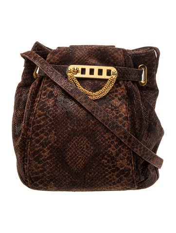 Suede Messenger Bag