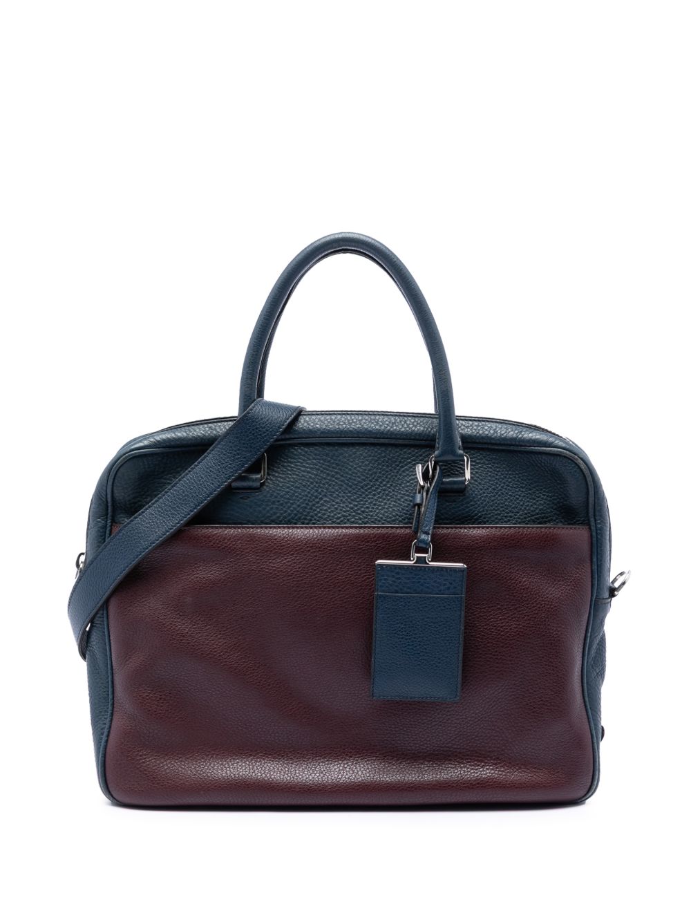 2000-2013 Bicolor Vitello Daino Briefcase business bag