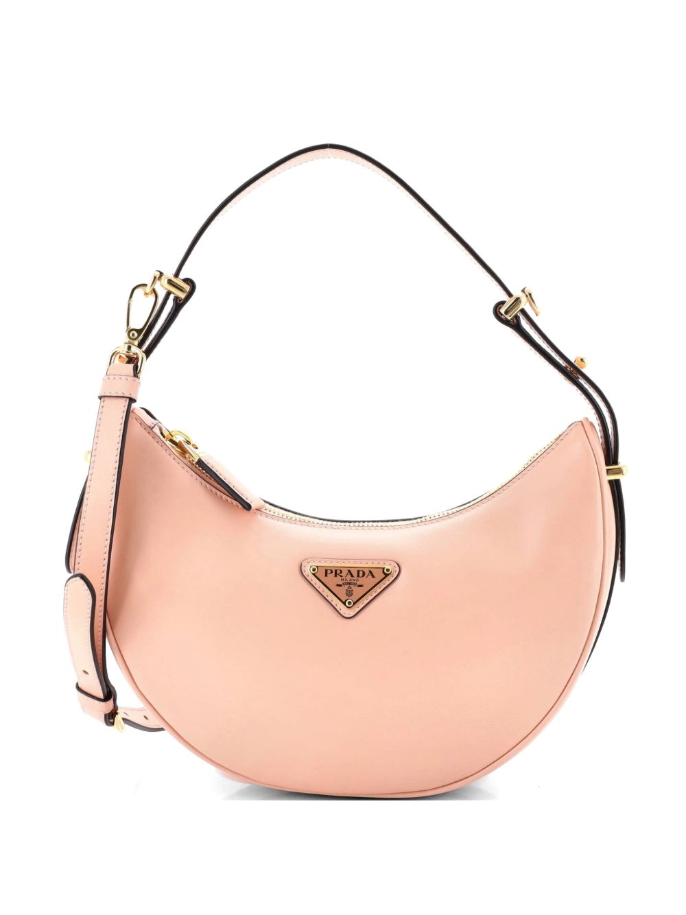 Arque Half Moon Leather Small hobo bag