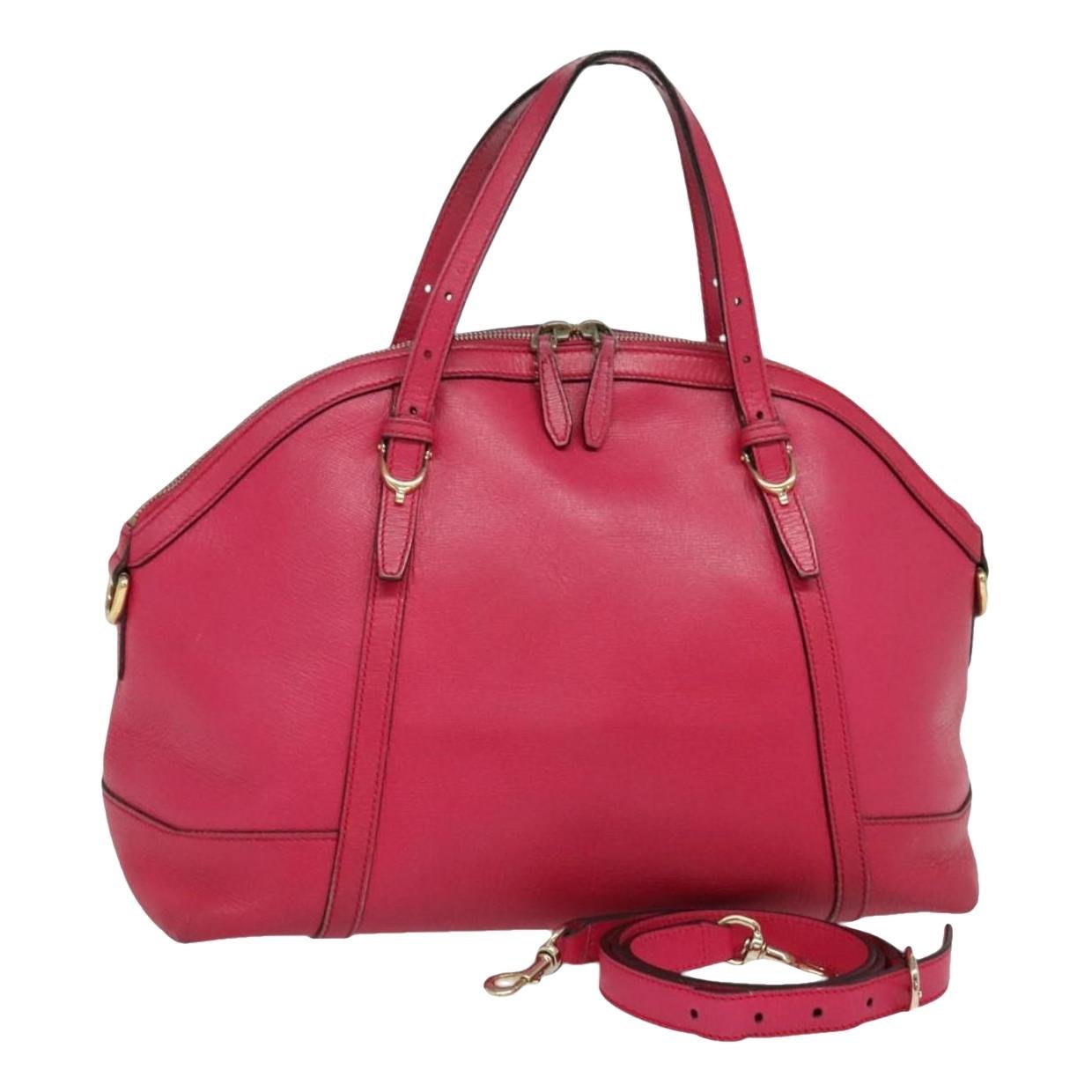 Leather handbag