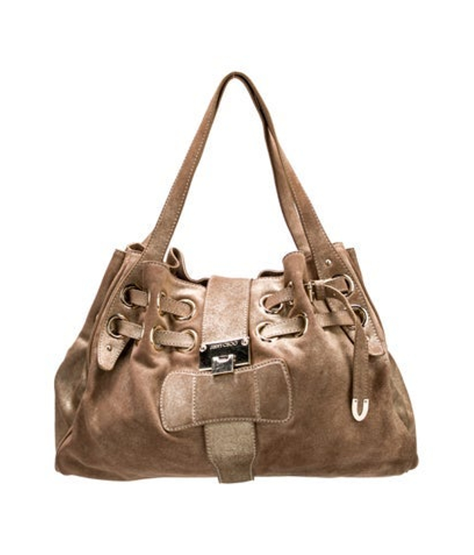 Jimmy Choo Choo Suede Shoulder Bag