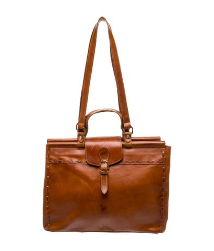 Il Bisonte Bisonte Leather Top Handle Bag