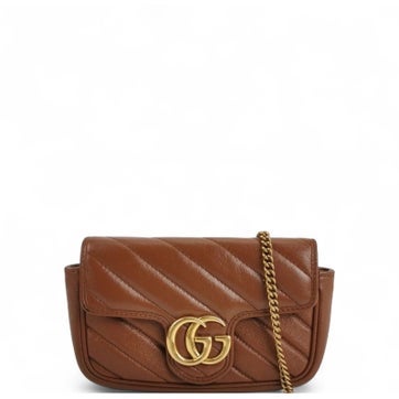 Calfskin Gg Marmont Super Mini