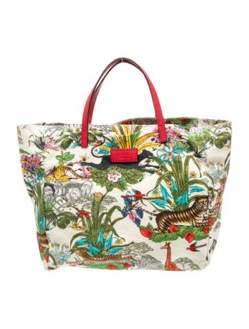 Kids' Jungle Print Handle Bag