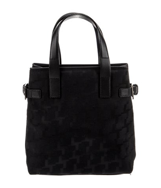 Lancel Canvas Top Handle Bag