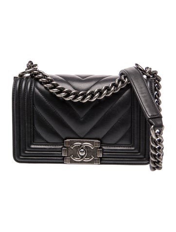 Small Chevron Boy Bag