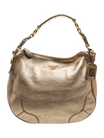 Vitello Daino Leather Shoulder Bag