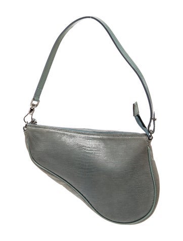 Suede Saddle Pochette Vintage