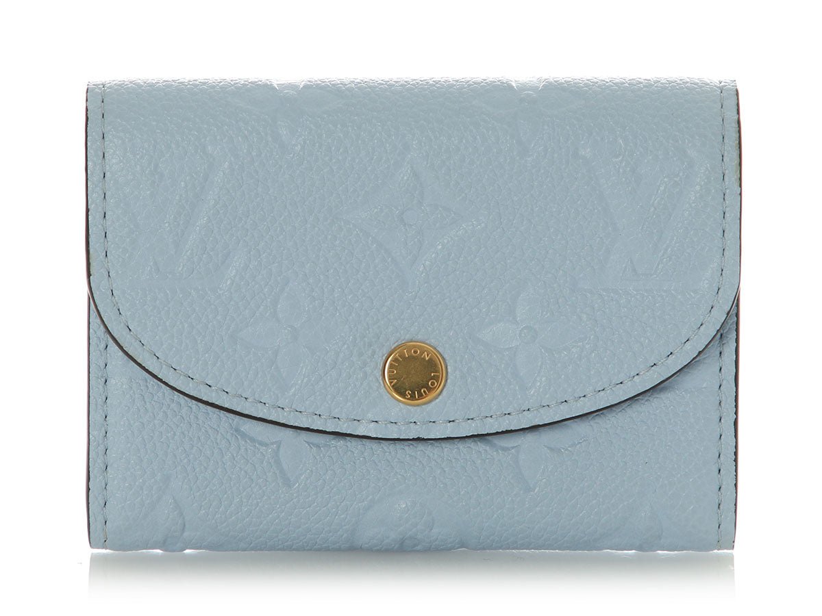 Louis Vuitton Bleu Nuage Monogram Empreinte Rosalie Coin Purse
