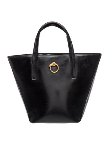Cartier Leather Top Handle Bag