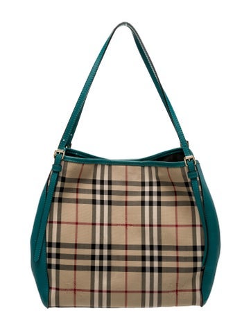 Burberry Haymarket Check Shoulder Bag