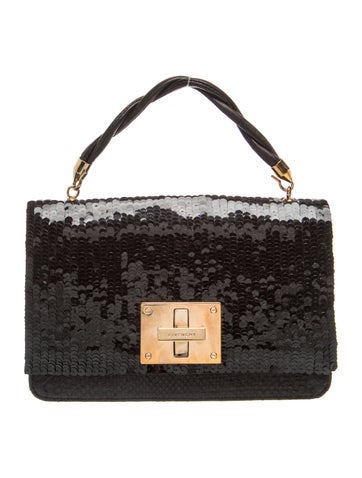 Sequins Top Handle Bag