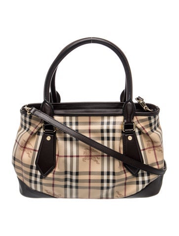 Haymarket Check Top Handle Bag