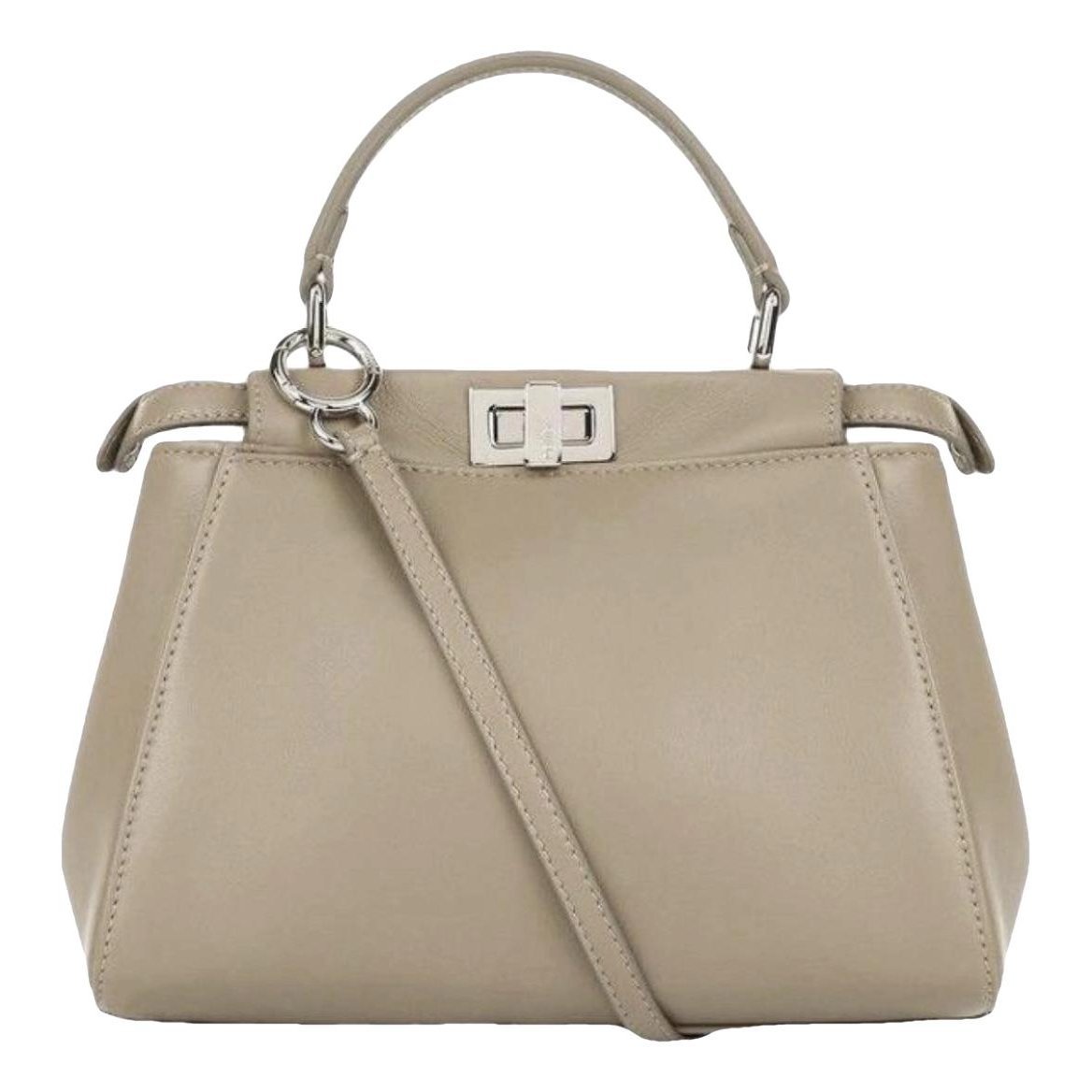 Peekaboo leather handbag