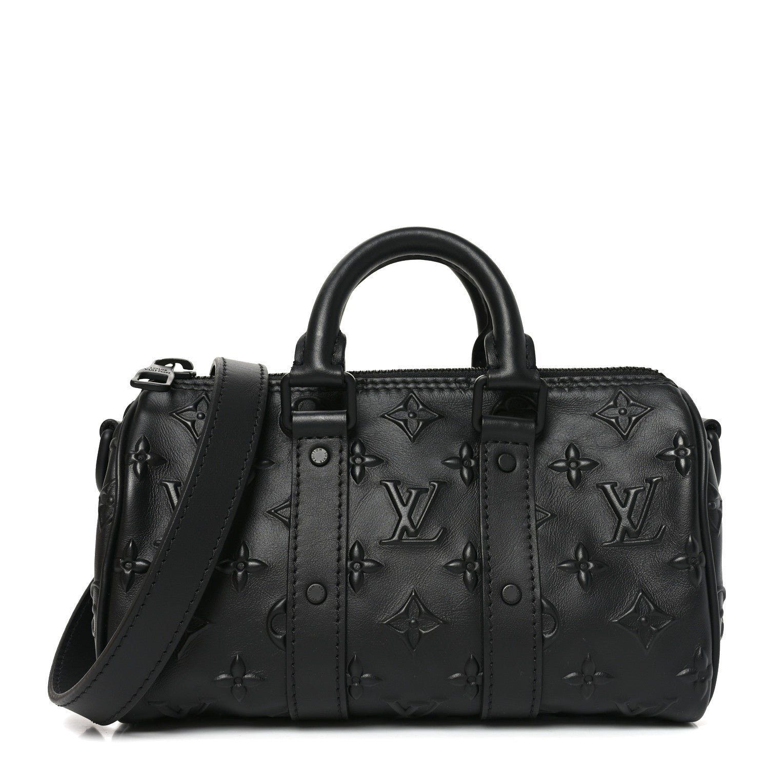 Louis Vuitton Monogram Seal Keepall XS Black