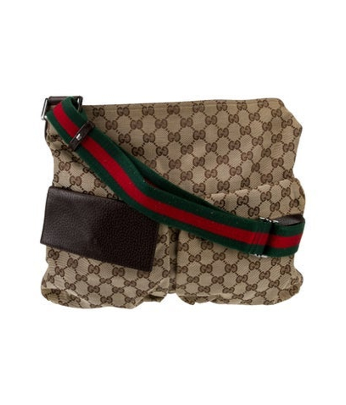Gucci Gg Canvas Shoulder Bag Vintage