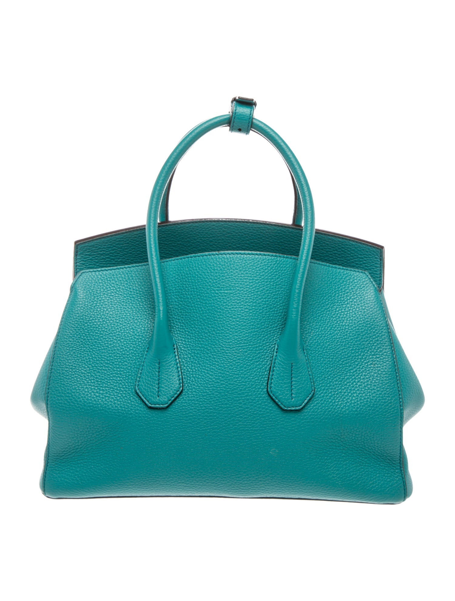 Leather Top Handle Bag