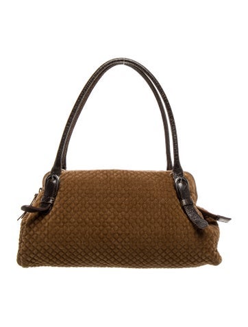 Velvet Top Handle Bag Vintage