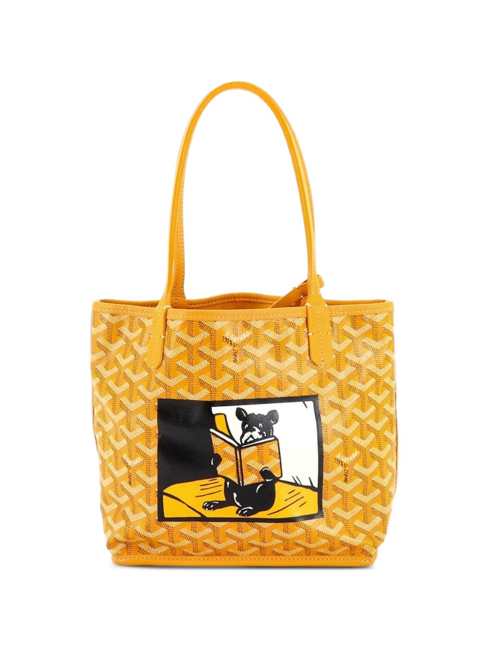 Anjou Reversible Printed Coated Canvas Mini tote bag