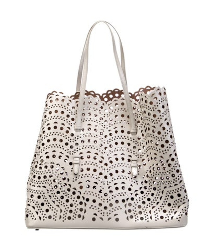 Alaia Leather Top Handle Bag