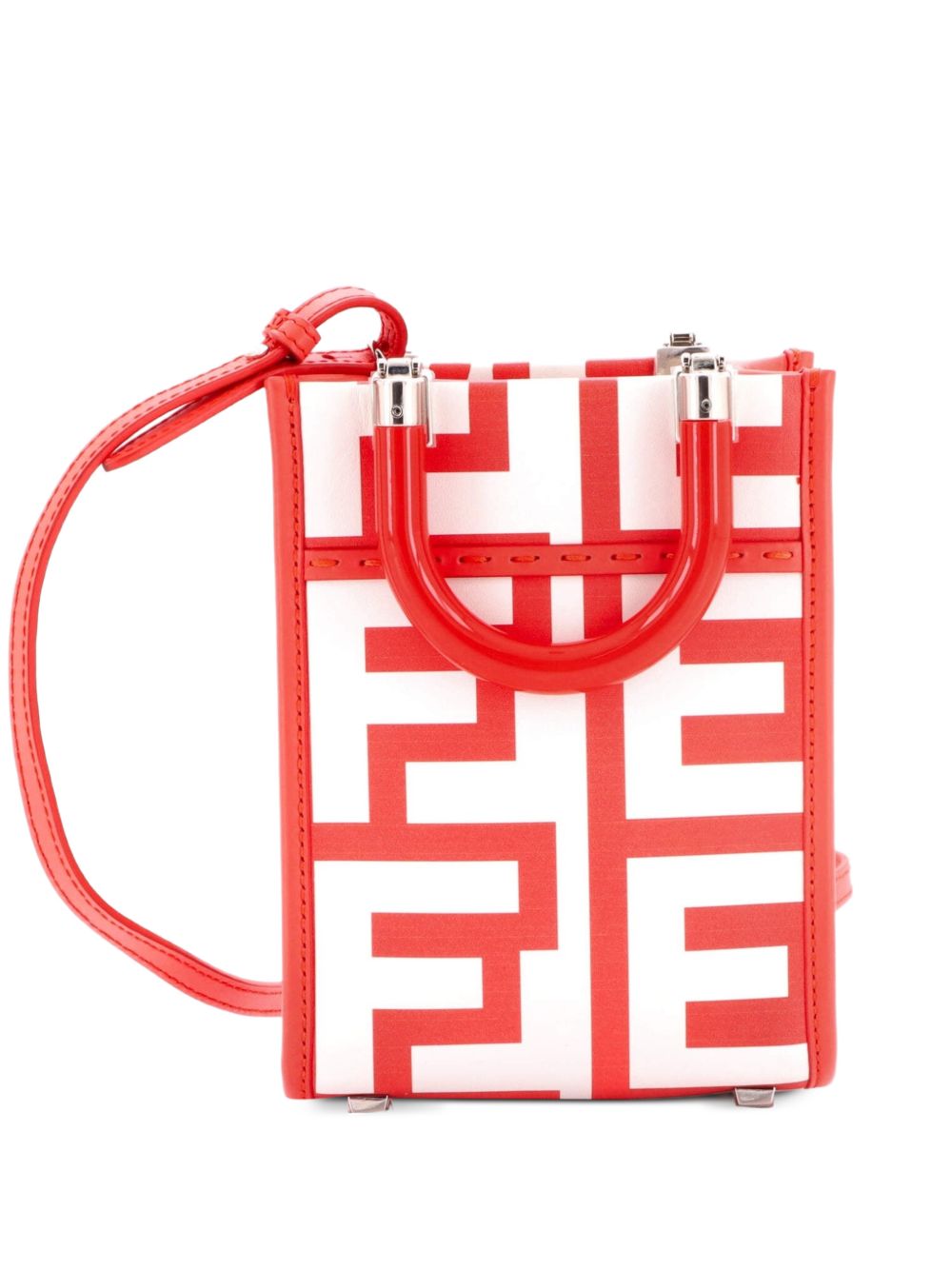 x Marc Jacobs Sunshine Shopper Tote Printed Leather Mini crossbody bag