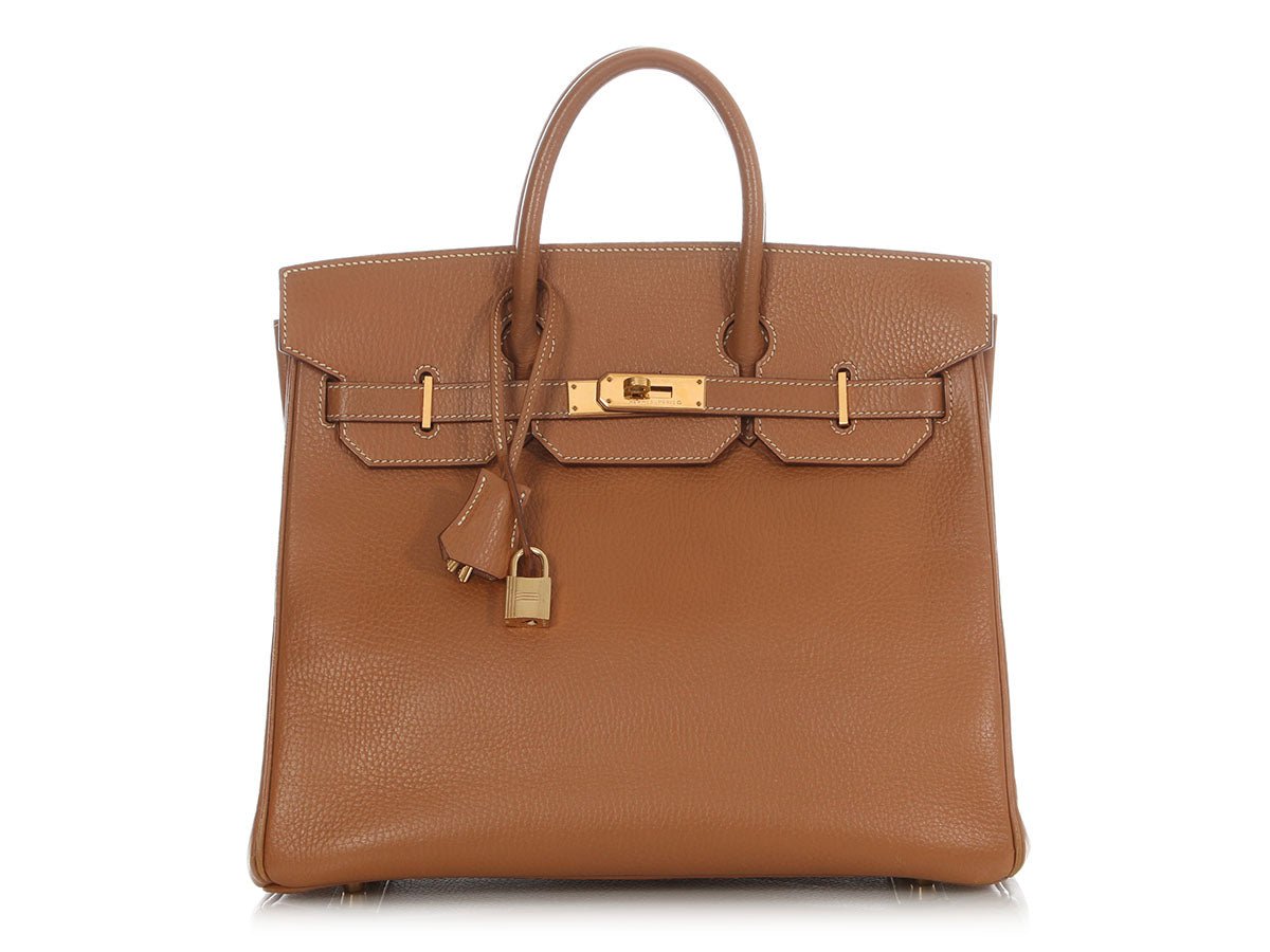 Hermes Hermès Vintage Gold Vache Liégée HAC Birkin 32
