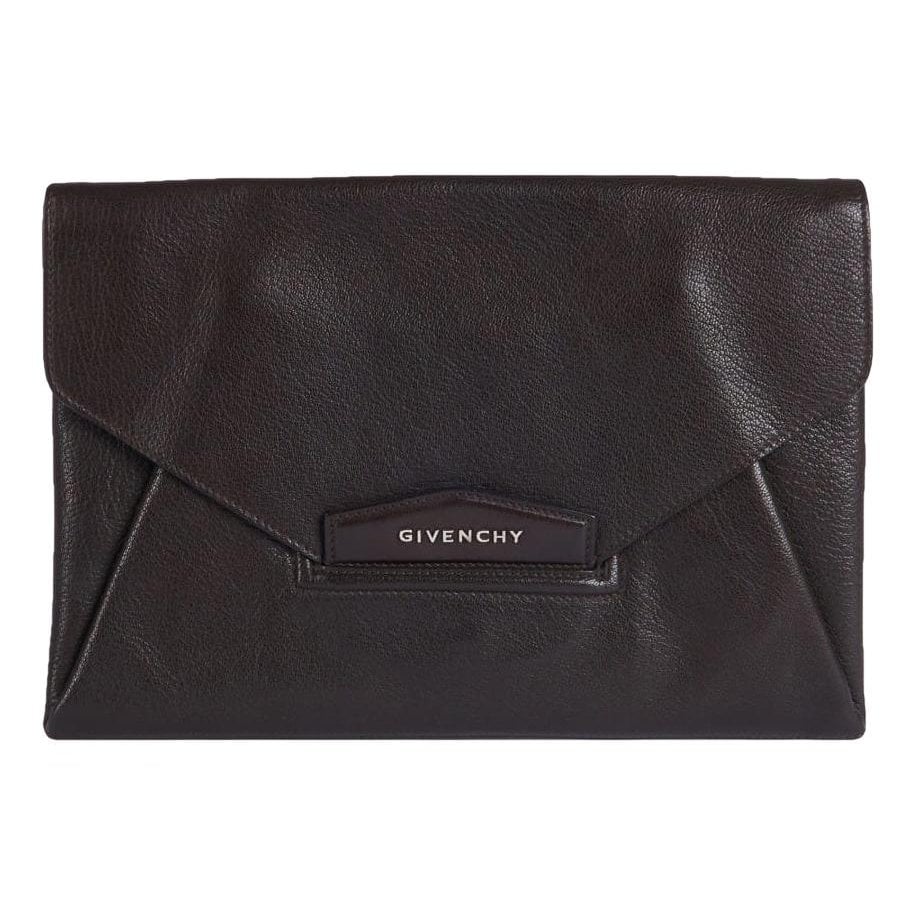 Antigona leather clutch bag