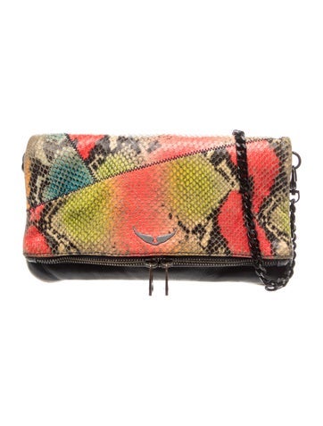 Embossed Leather Shoulder Bag