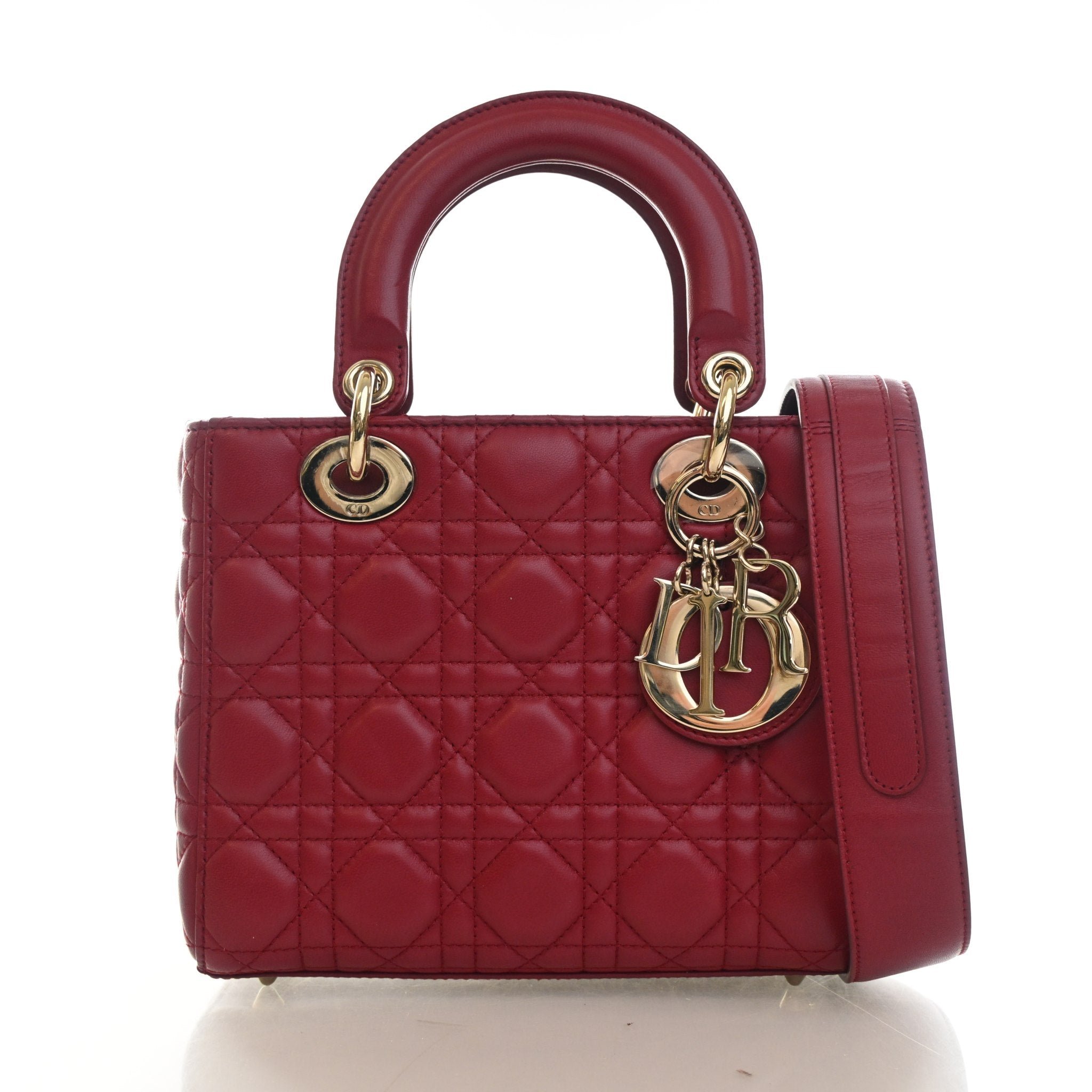 Christian Dior Small Lambskin Lucky Badges My Lady Dior