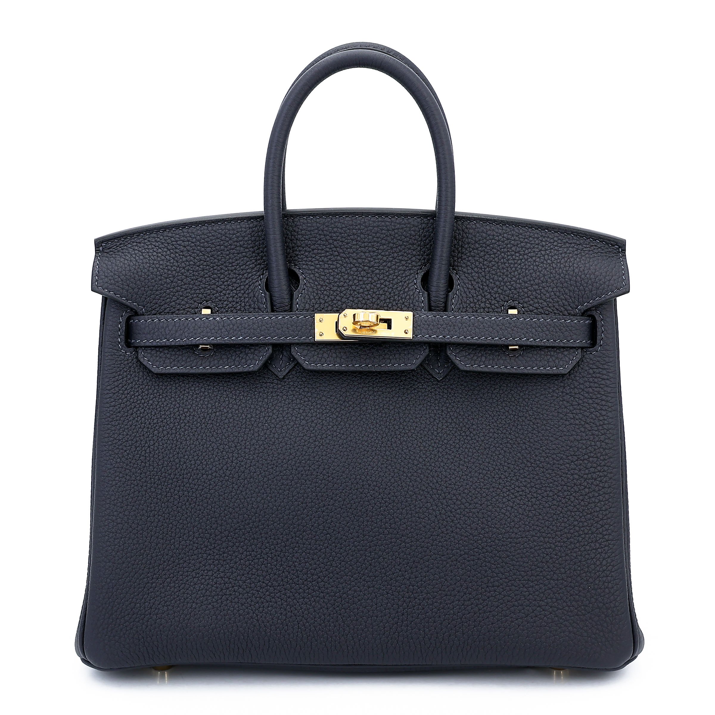 Hermes Brand New ( Rank N ) HERMÈS Birkin 25 Caban (3Y) Togo Gold hardware K (2025)