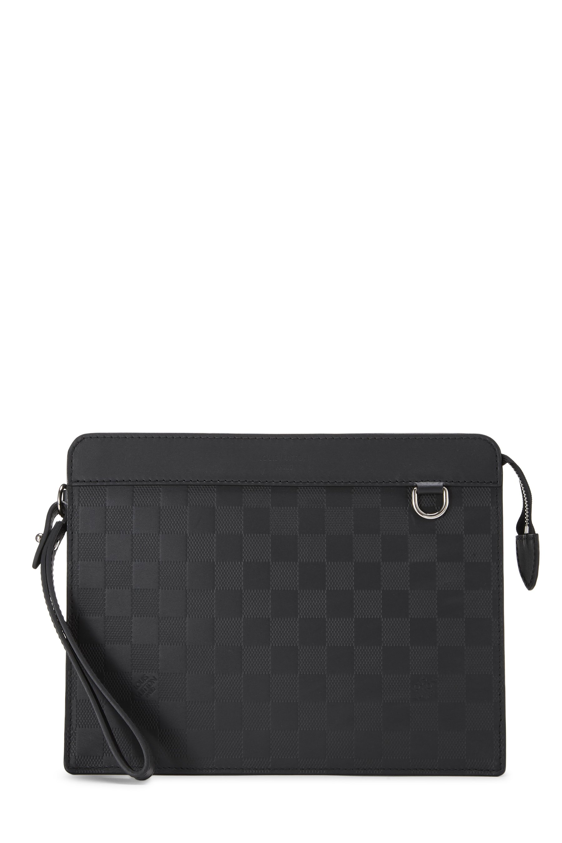 Black Damier Infini Stand Pouch