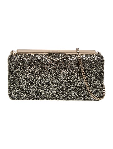 Jimmy Choo Glitter Clutch