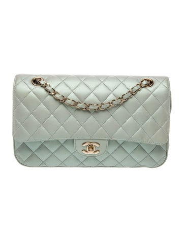 Medium Iridescent Classic Double Flap Bag
