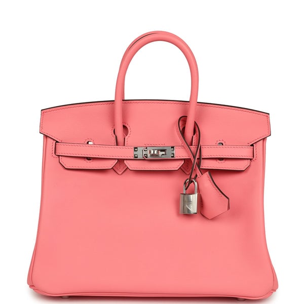 Hermes Hermes Birkin 25 Rose D'Ete Swift Palladium Hardware