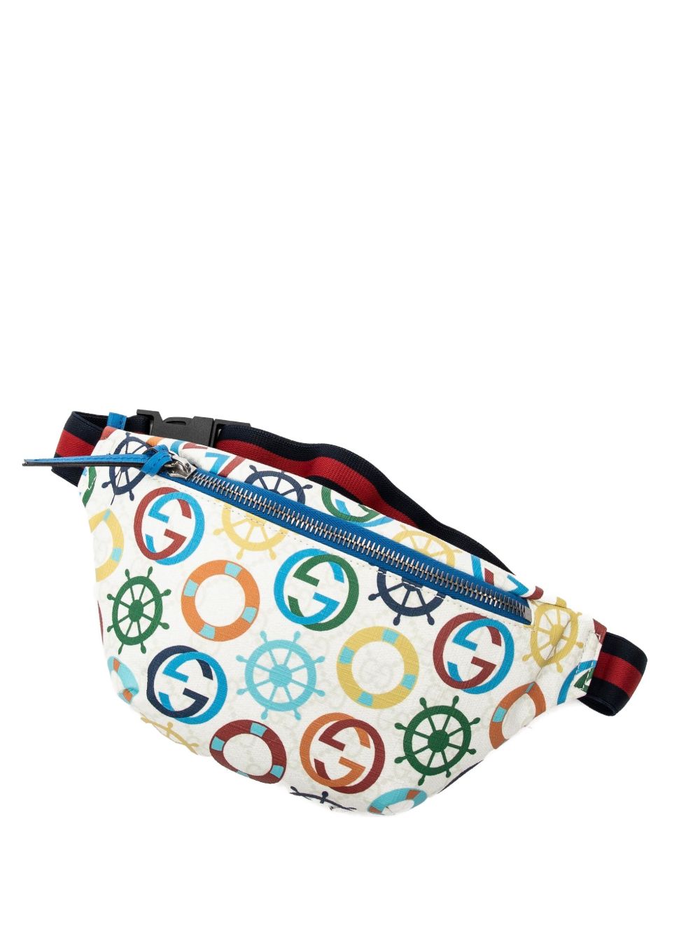 logo-print belt bag