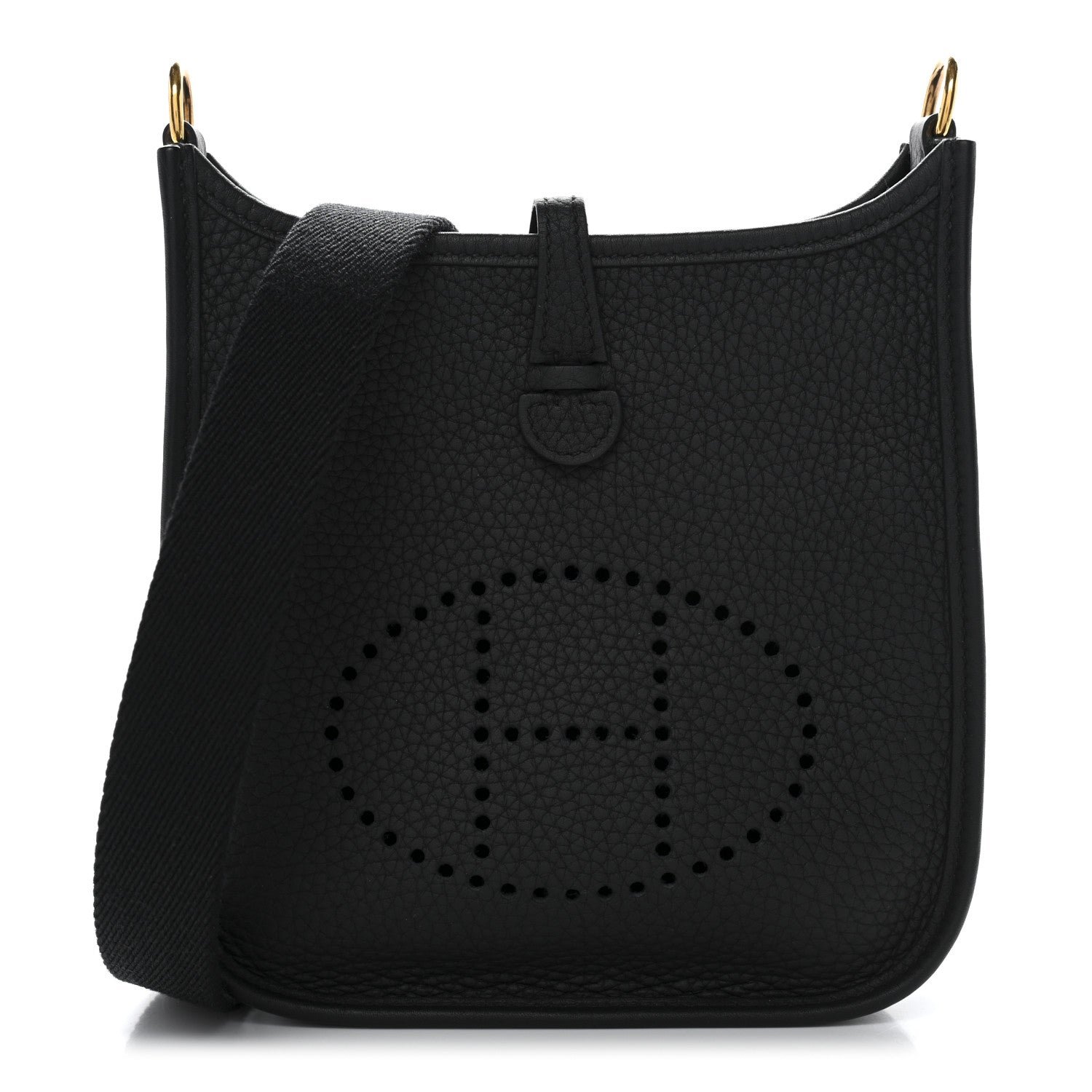 Hermes Hermes Taurillon Clemence Evelyne TPM Black