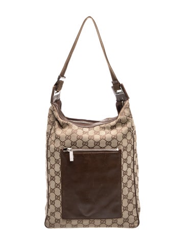 GG Canvas Shoulder Bag Vintage