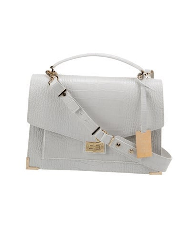 The Kooples Kooples Embossed Leather Top Handle Bag