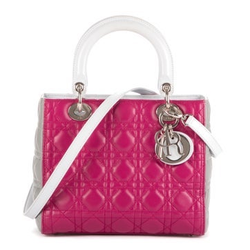 Leather Medium Lady Dior Zip