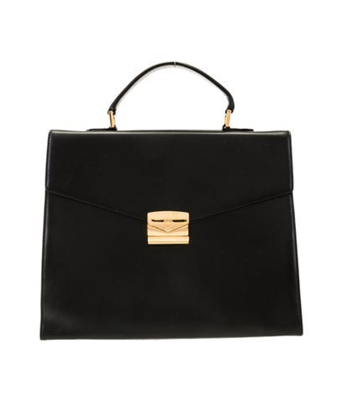 Mark Cross Cross Leather Top Handle Bag