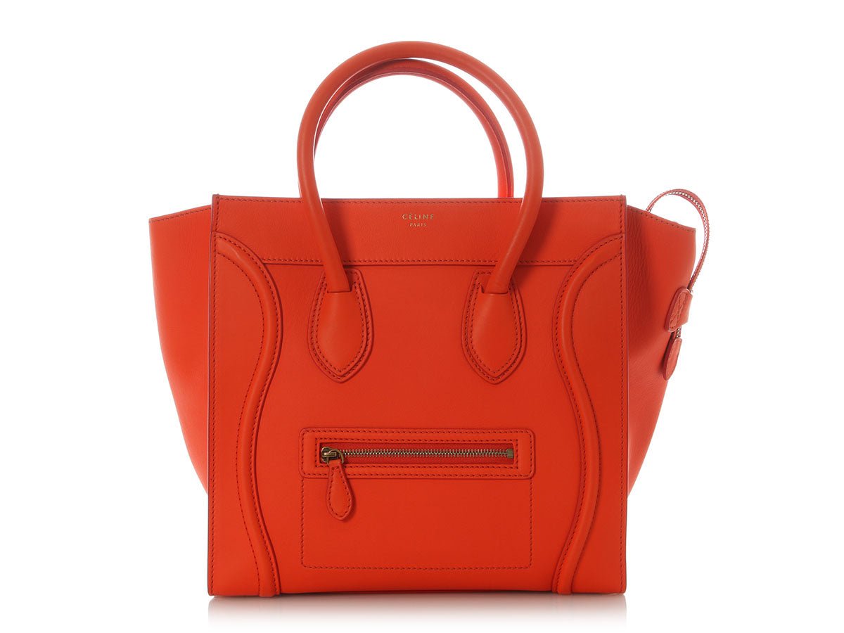 Celine Celine Mini Orange Luggage