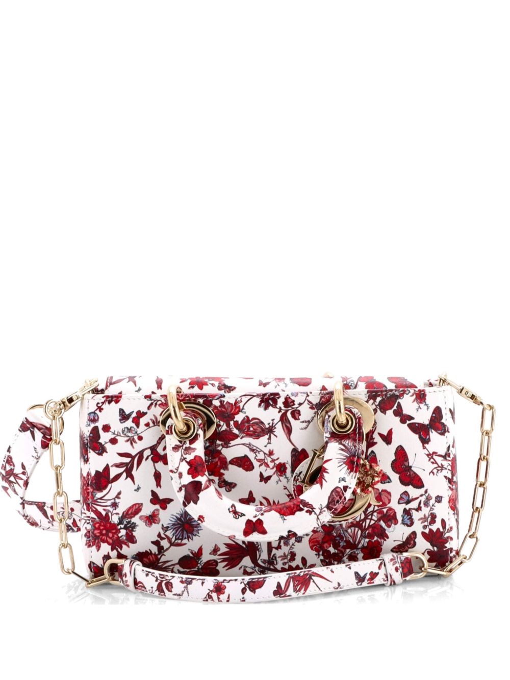 Lady D-Joy Bag Printed Leather Small satchel