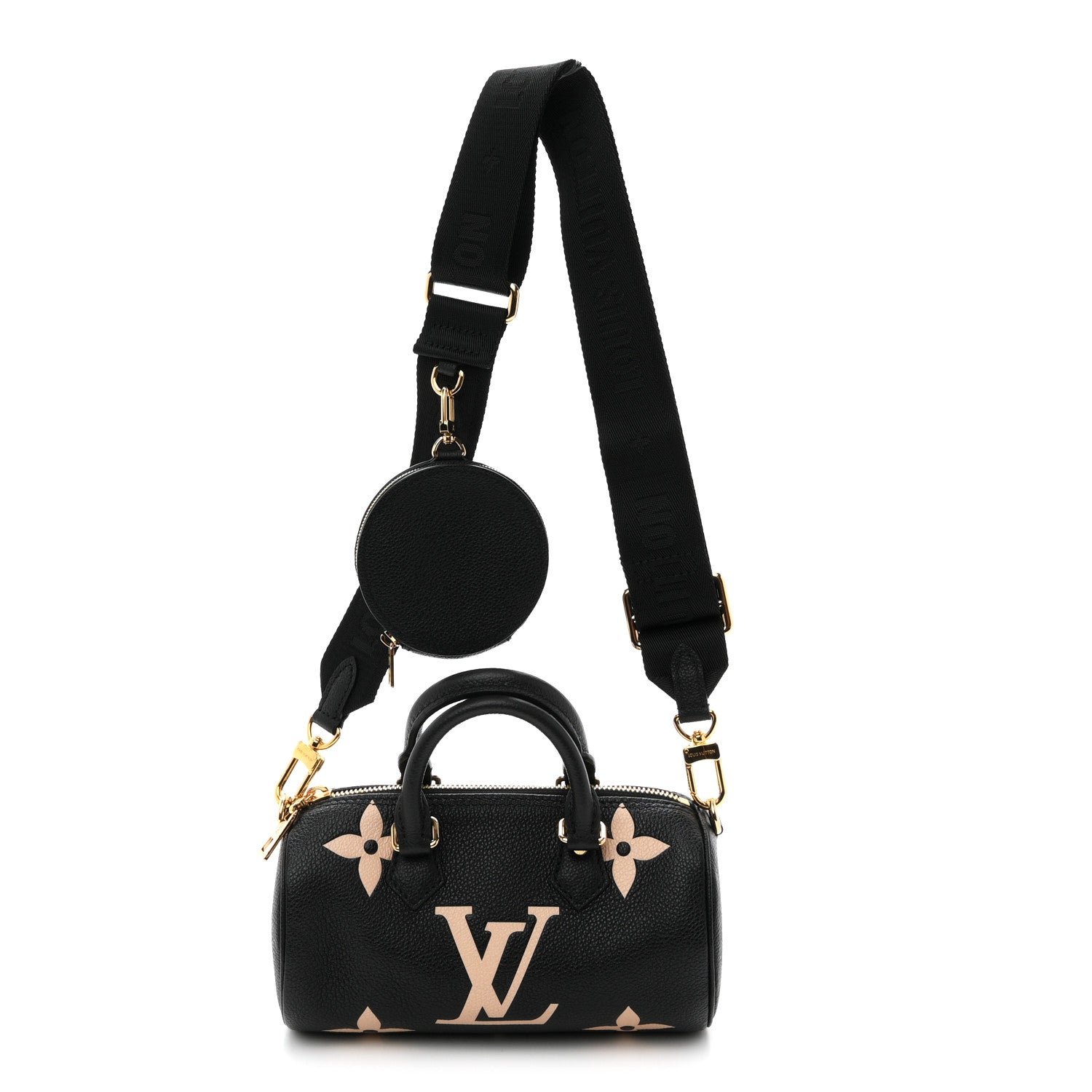 Louis Vuitton Empreinte Monogram Giant Papillon BB Black Beige