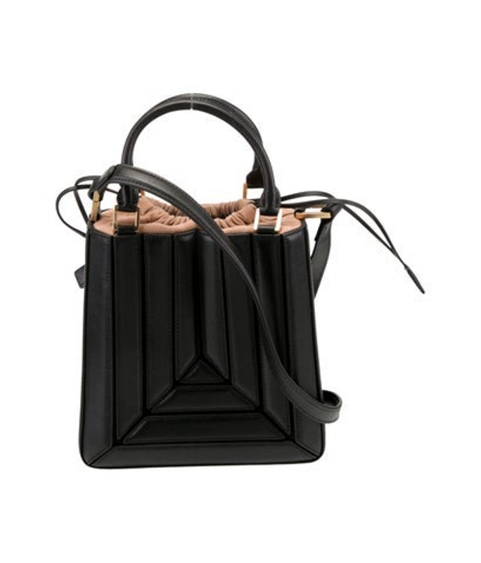 Mlouye Leather Top Handle Bag