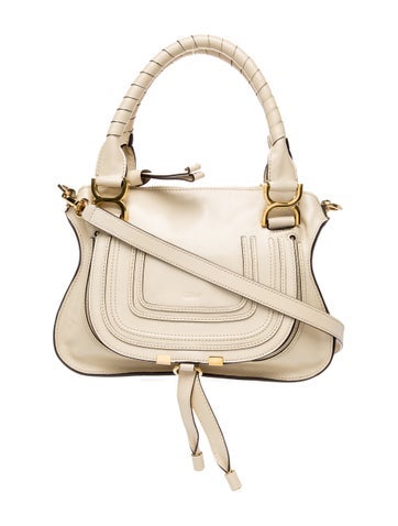 Leather Marcie Shoulder Bag Medium w/ Tags