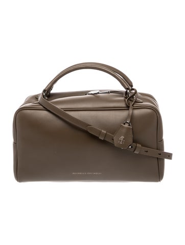 Leather Top Handle Bag